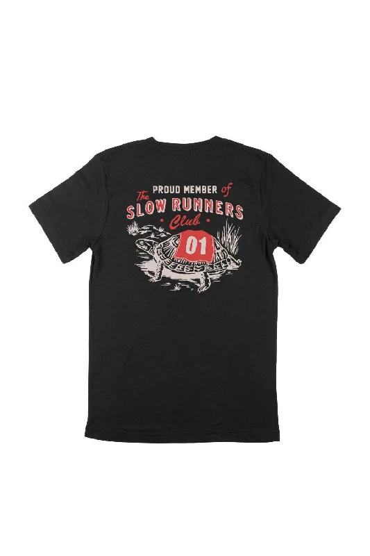 Slow Runners Club T-Shirt Terry Blend Velvet Blend Canvas Blend