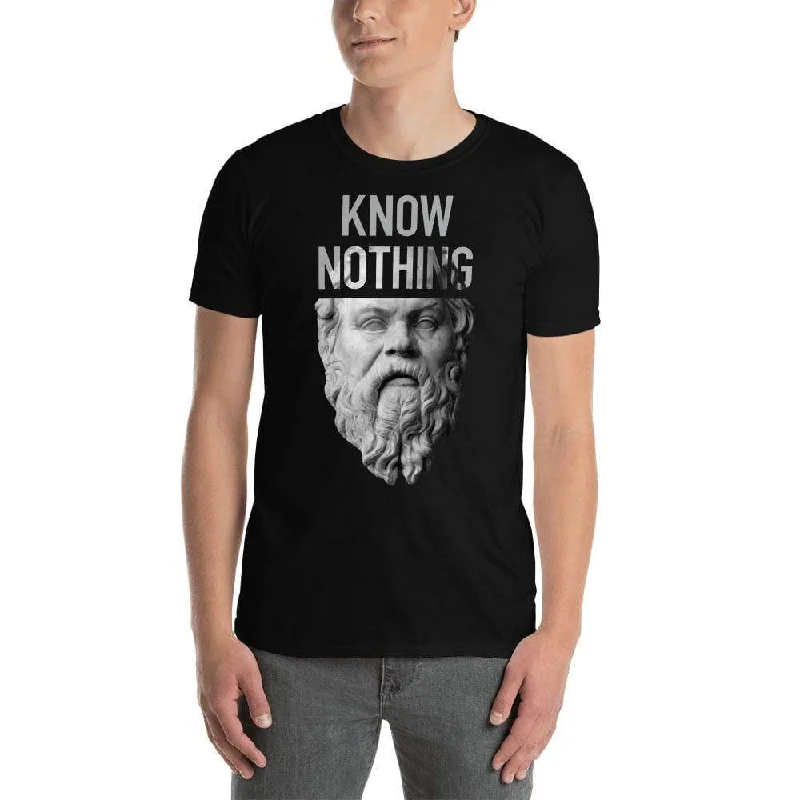 Socrates - Know Nothing - Premium T-Shirt Casual Formal Business