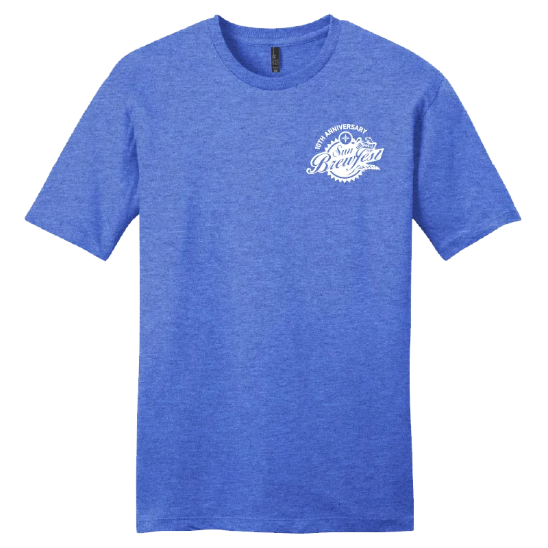 Sun Brewfest Don't Worry T-Shirt Notch Collar Peter Pan Collar Cowl Neck