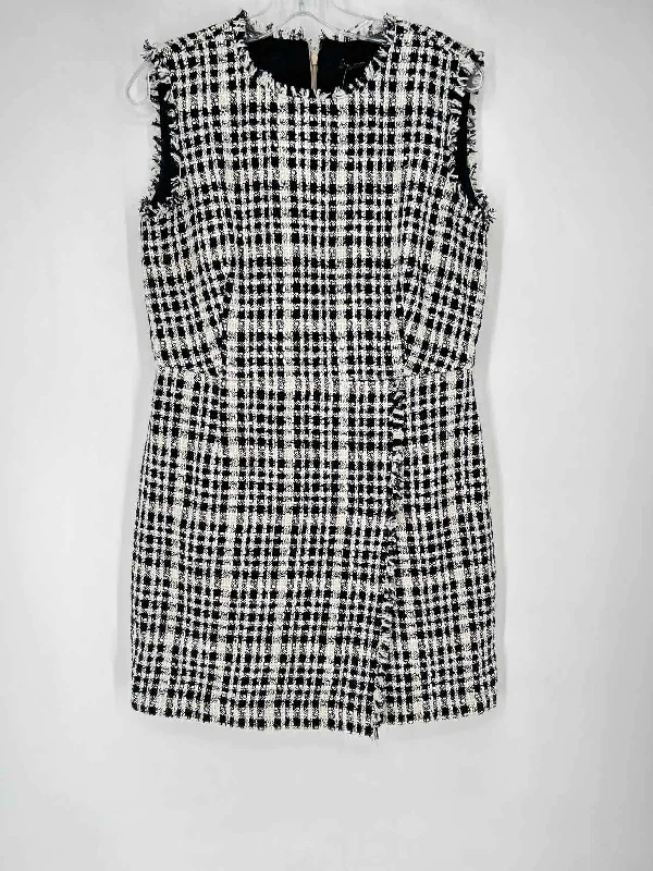 Ann Taylor Size 8 Black Tweed Dress