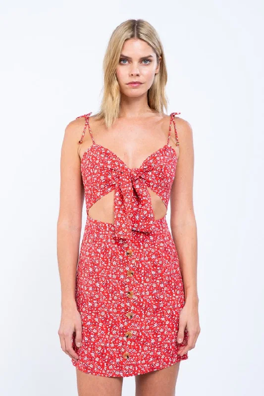 Amber Mini Dress Fashionable Polka Dot Mini Dress