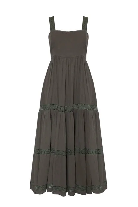 Daniela Dress - Palm Leaf