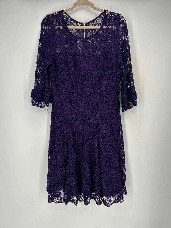 Danny And Nicole Size 16 Purple Dress