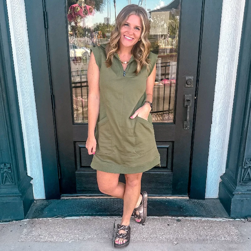 Fall Into Me Mini Dress - Olive Elegant Floral-Print Mini Dress