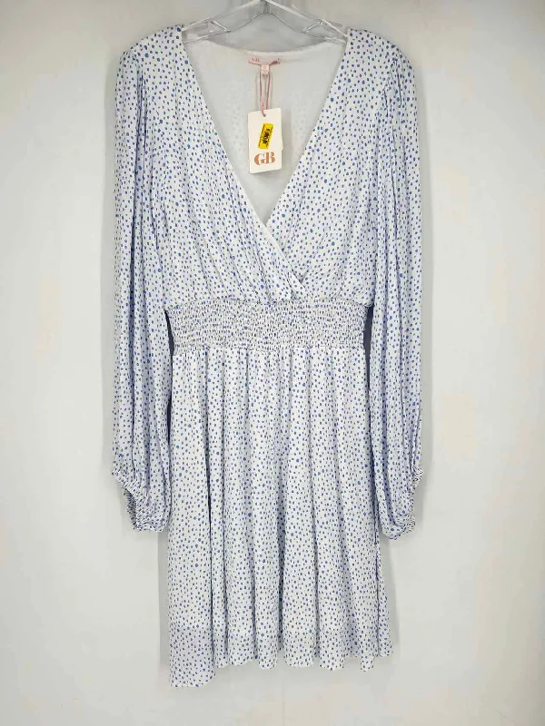GB Size XL White & Blue NWT Dress