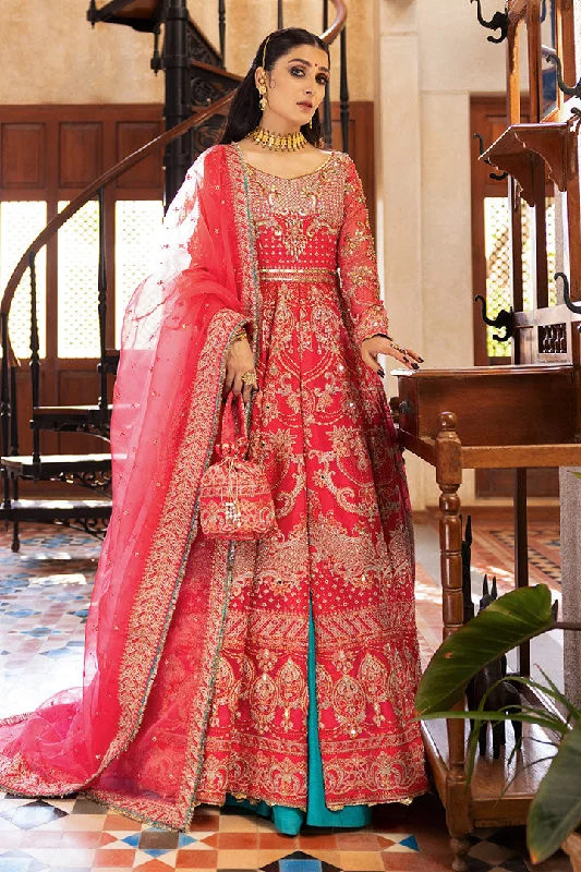 Pink Bridal Pishwas Style Lehnga Dress (Gulabo)