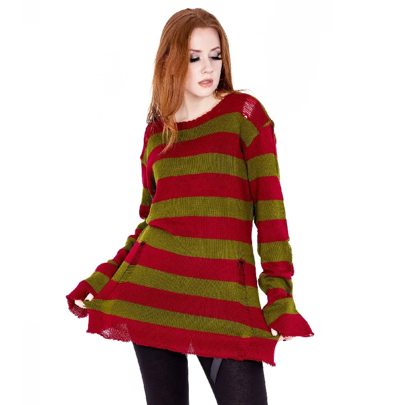 KEZIA DRESS - BURGANDY/OLIVE