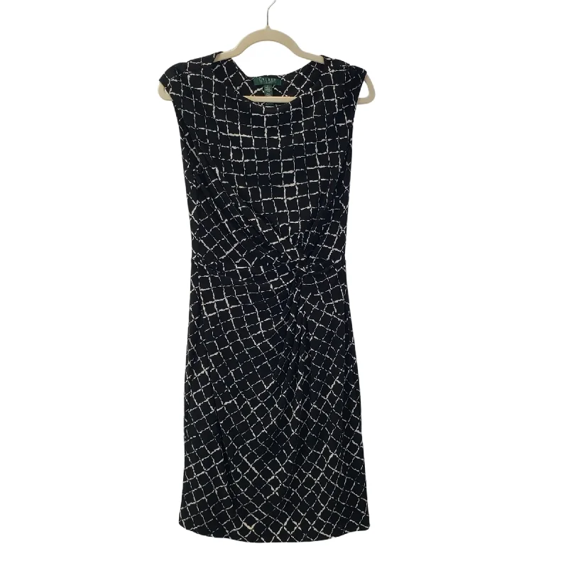 Lauren Ralph Lauren Side Twist Graphic Print Dress Size 12