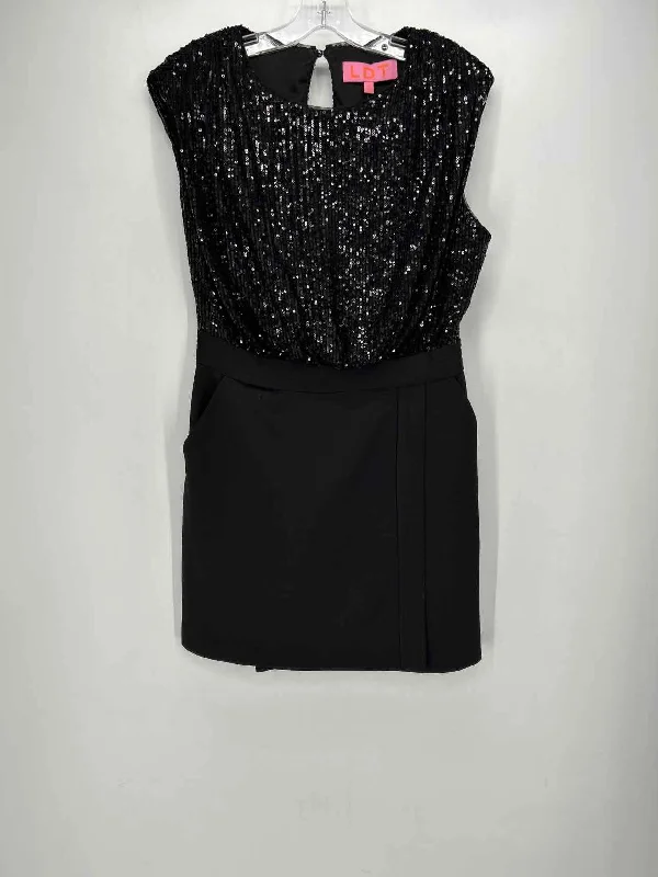 LDT Size 10 Black Sequin Dress