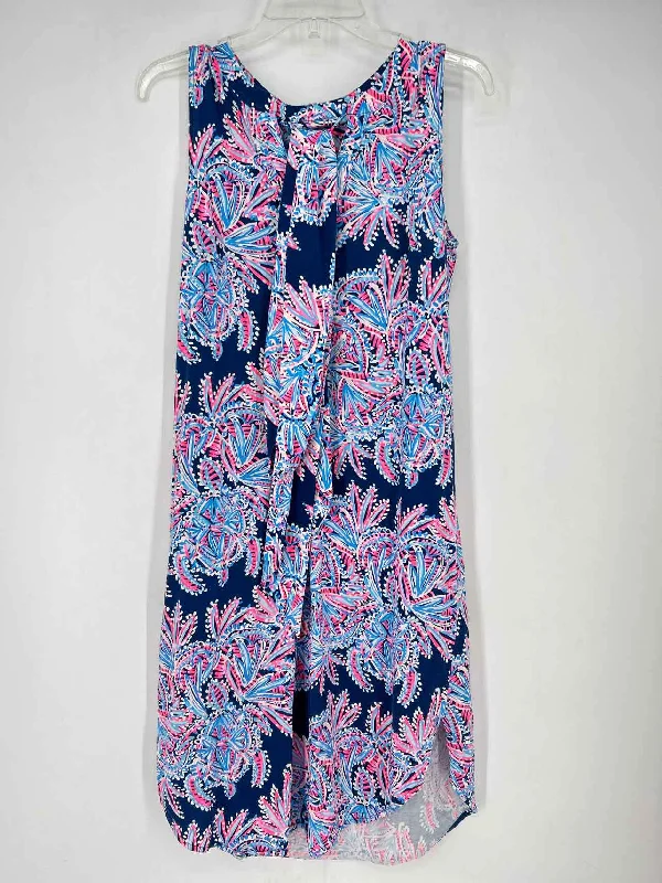 Lilly Pulitzer Size S Navy Print Dress