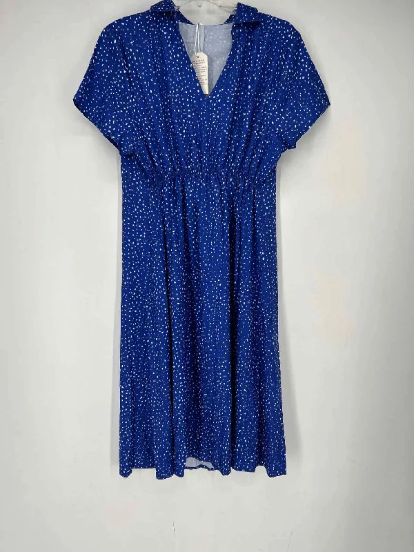 Made With Love Size XL Blue Print NWT Dress