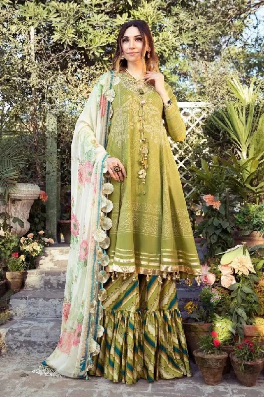 Maria B MPrint Ready to Wear Embroidered 3 Pcs Dress 04B