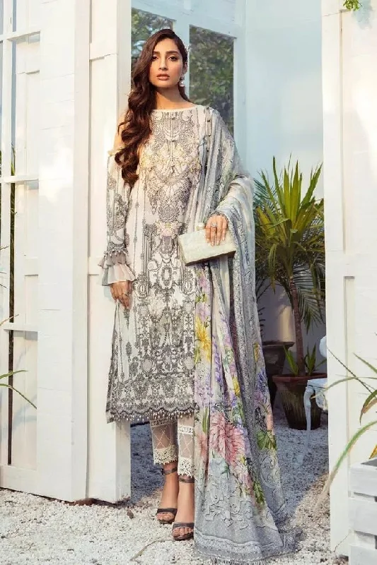 Maria B MPrint Ready to Wear Embroidered 3 Pcs Dress 05B
