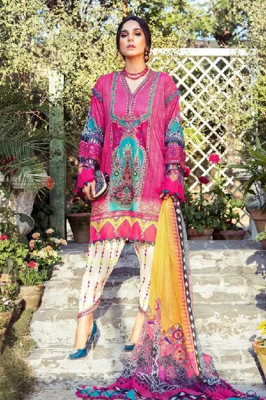 Maria B MPrint Ready to Wear Embroidered 3 Pcs Dress 08B