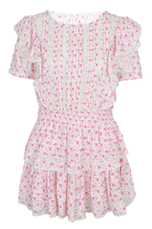 Natasha Dress Poppy Pink