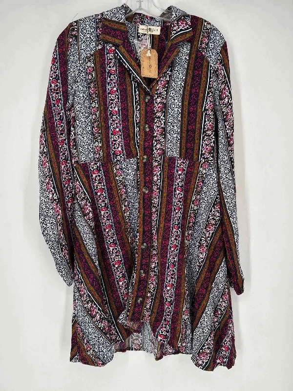Natural Life Size S Navy Print NWT Dress