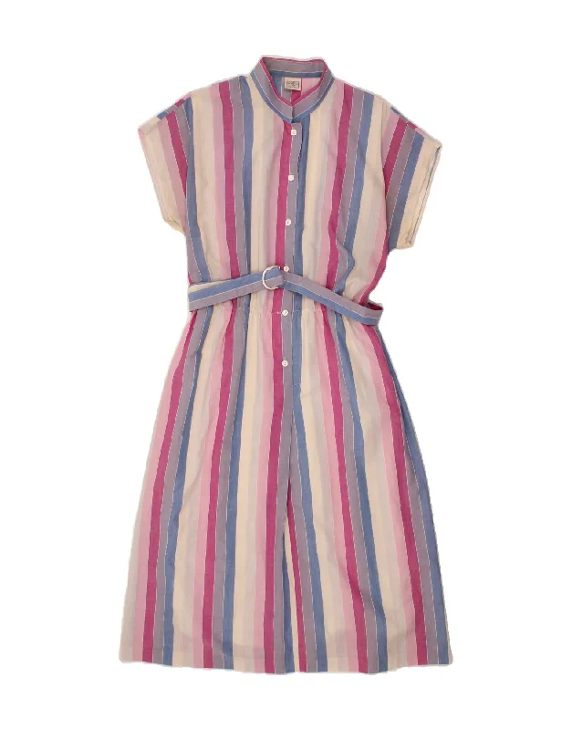 O'NEILL Womens A-Line Dress IT 42 Medium Multicoloured Striped
