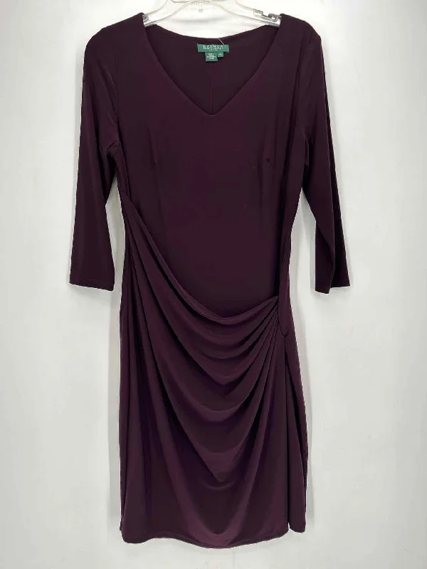 Ralph Lauren Size 10 Eggplant Dress