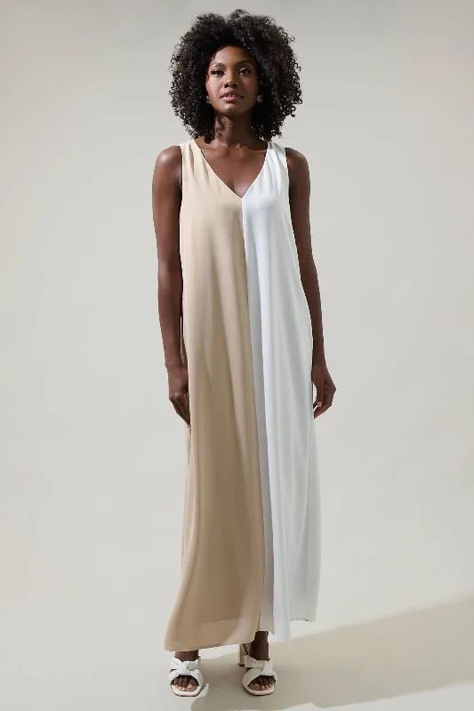 Safford Color Block Dress