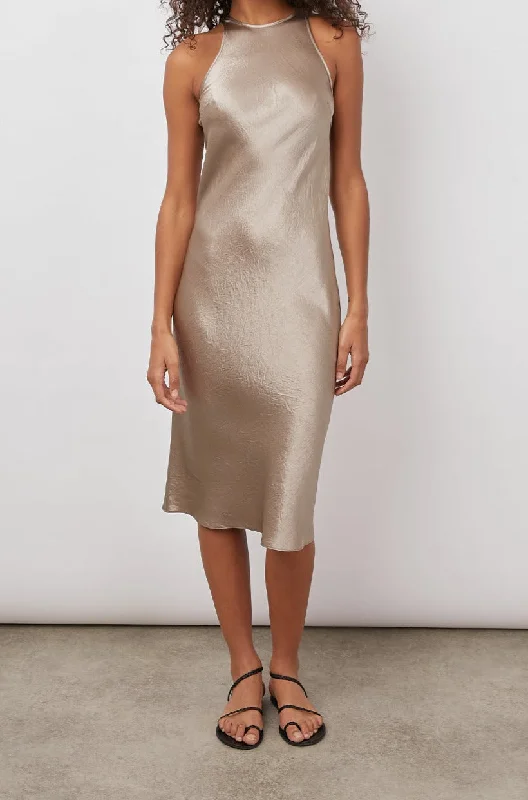 SOLENE DRESS - LATTE