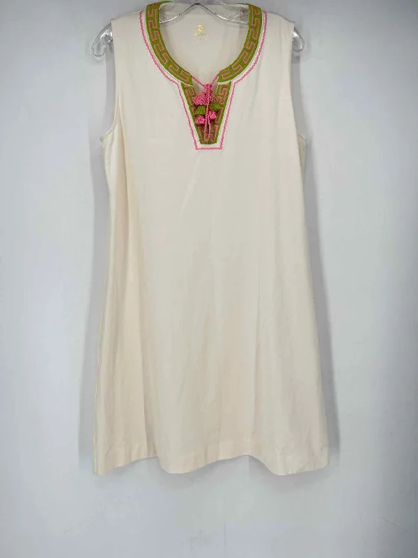 Spartina 449 Size L Cream Dress