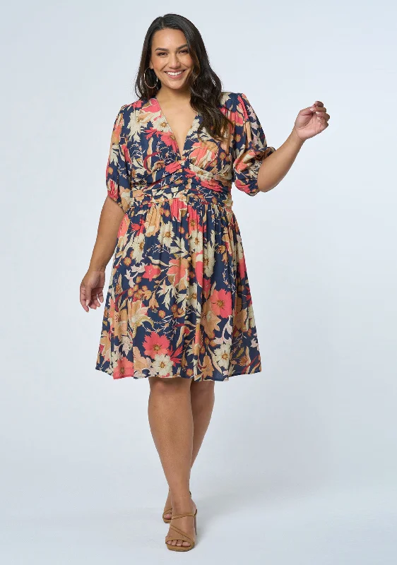 Sprung Mini Dress Fashionable Boho-Chic Mini Dress