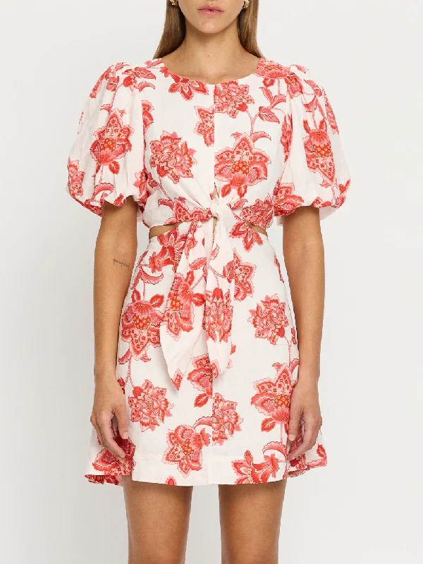 Stellar Cut Out Mini Dress Fashionable Boho-Chic Mini Dress