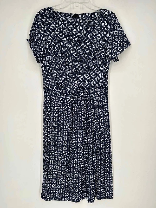 Talbots Size XS Navy Print Dress