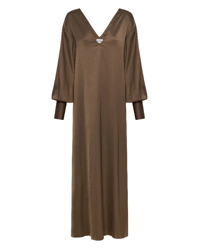 The Josefine Dress | Tobacco