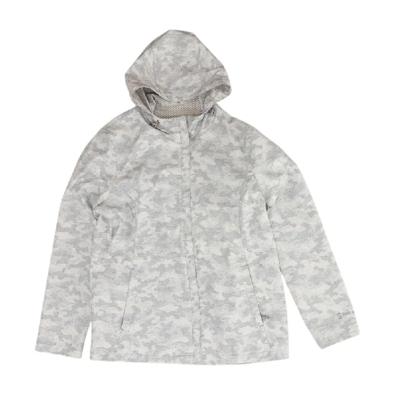 Gray Camo Rain Jacket Cotton Jacket Linen Jacket Terry Jacket