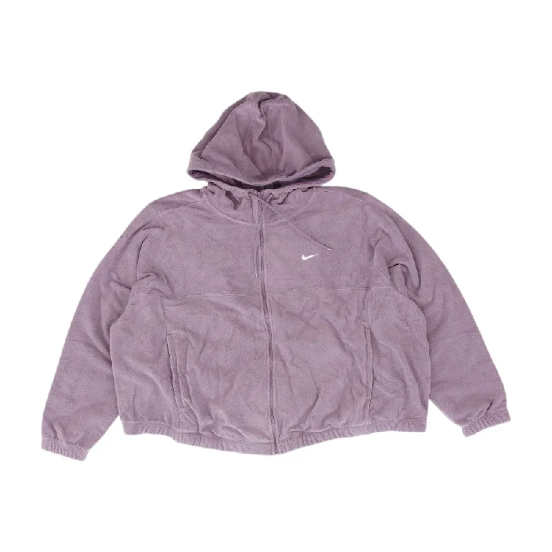 Lavender Solid Active Jacket Bomber Jacket Anorak Windbreaker