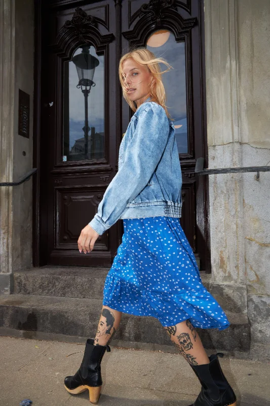 LOLLYS LAUNDRY Irish Denim Jacket Chenille Jacket Brocade Jacket Lace Jacket