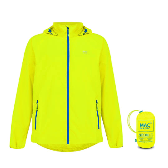 Mac In A Sac Adults Waterproof Jacket -  Origin 2 Unisex Fleece Jacket Down Jacket Parka