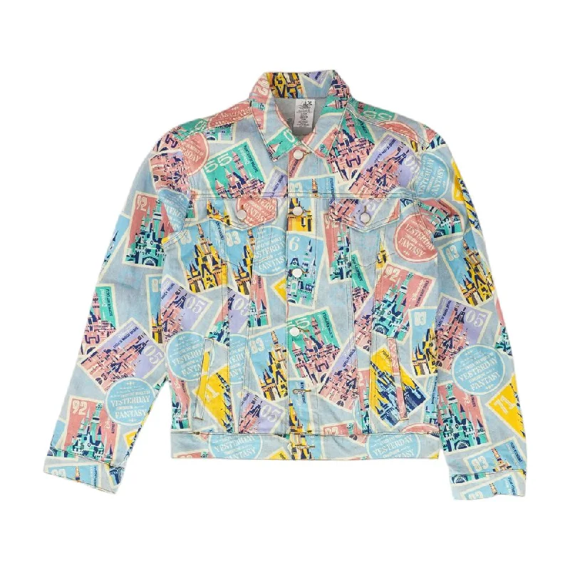 Multi Misc Denim Jacket Toggled Jacket Drawstring Jacket Belted Jacket