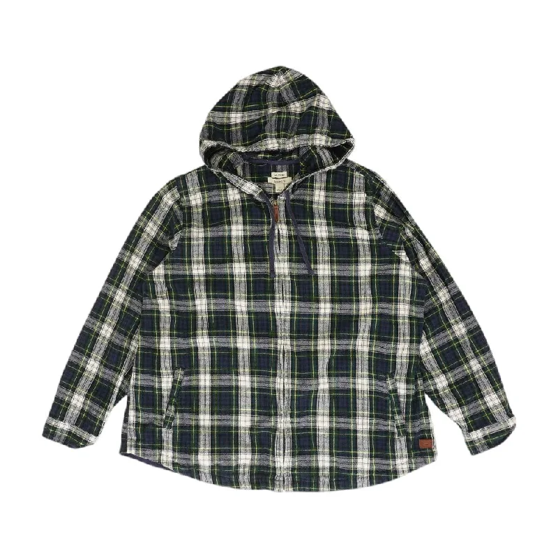 Multi Plaid Lightweight Jacket Fleece Jacket Down Jacket Feather Jacket