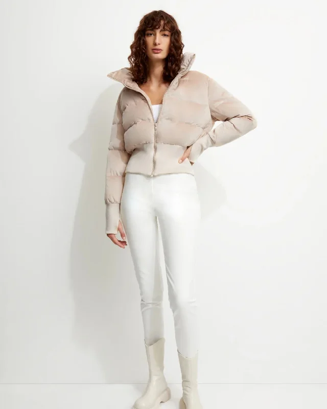 New Amsterdam Jacket | Taupe Fleece Jacket Down Jacket Parka