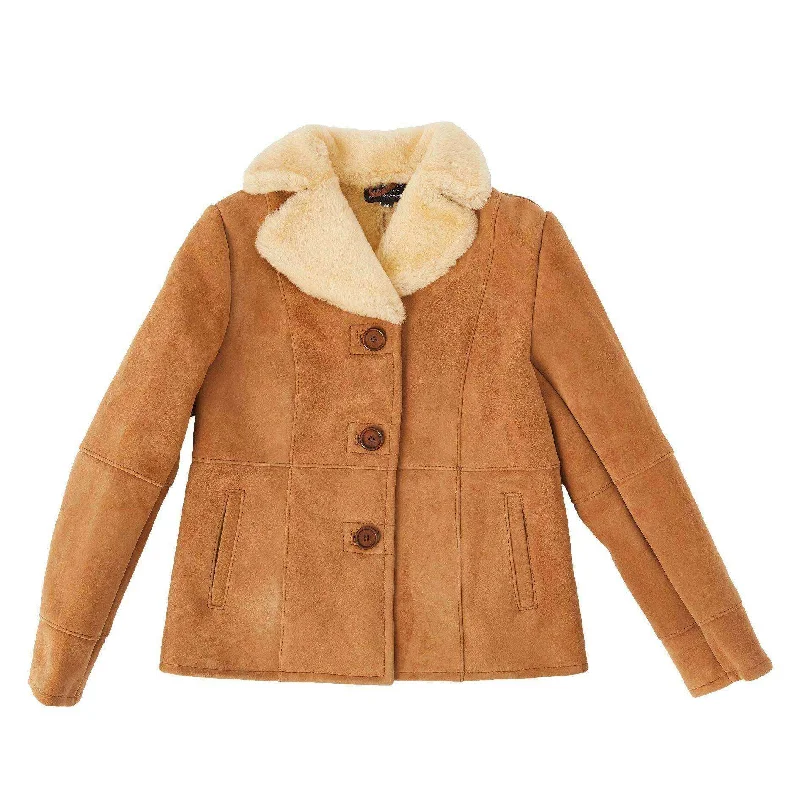 Ladies Double Face Sheepskin Jacket Quilted Jacket Puffer Jacket Insulated Jacket