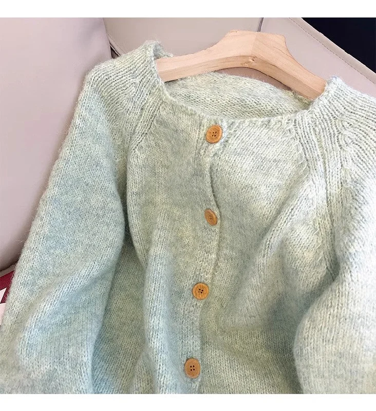 sweater jacket for women new sweet casual knitted cardigan       S4851 Belted Jacket Elasticated Jacket Padded Jacket