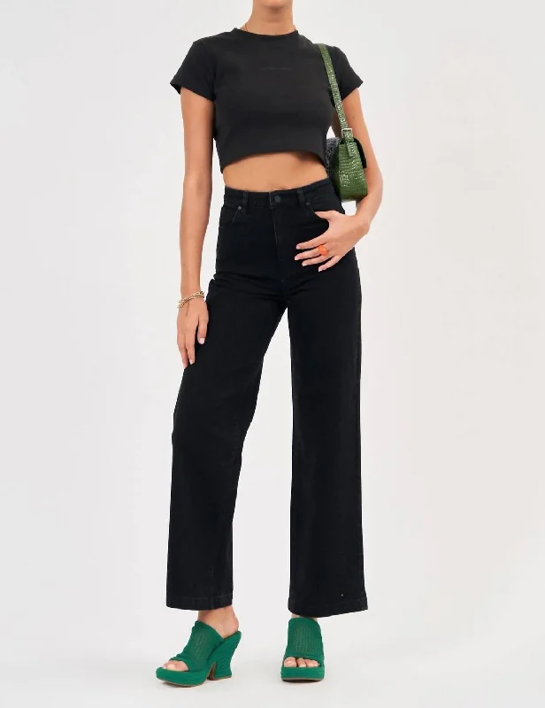 94 High Wide Jeans In Dead Of Night Casual Straight-Leg Jeans