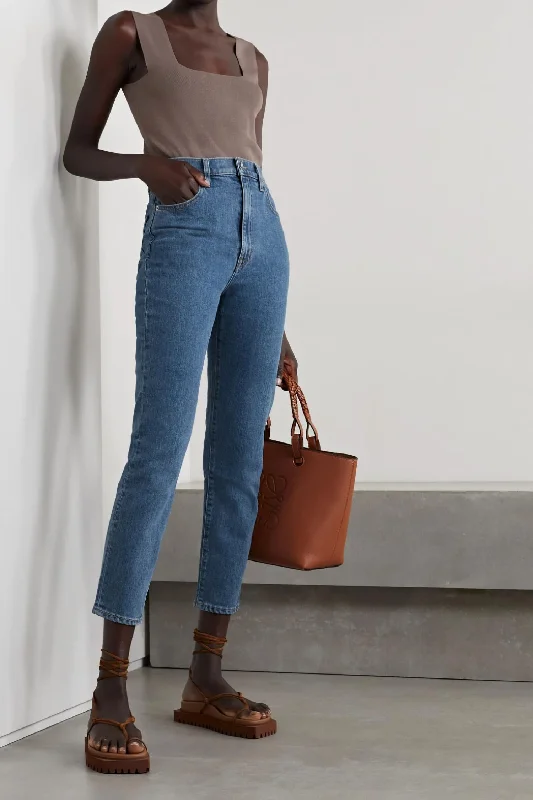 Beatnik Ankle Jean In Forever Blue Trendy Acid Wash Skinny Jeans