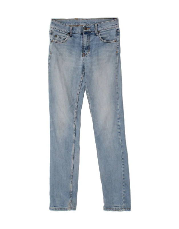 CHEAP MONDAY Womens Skinny Jeans W30 L32  Blue Cotton Casual High-Waisted Bootcut Jeans