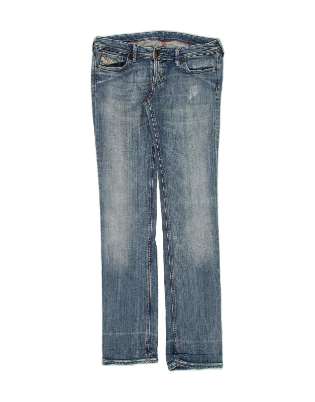 DIESEL Womens Slim Jeans W30 L34 Blue Cotton Cozy Relaxed Fit Jeans