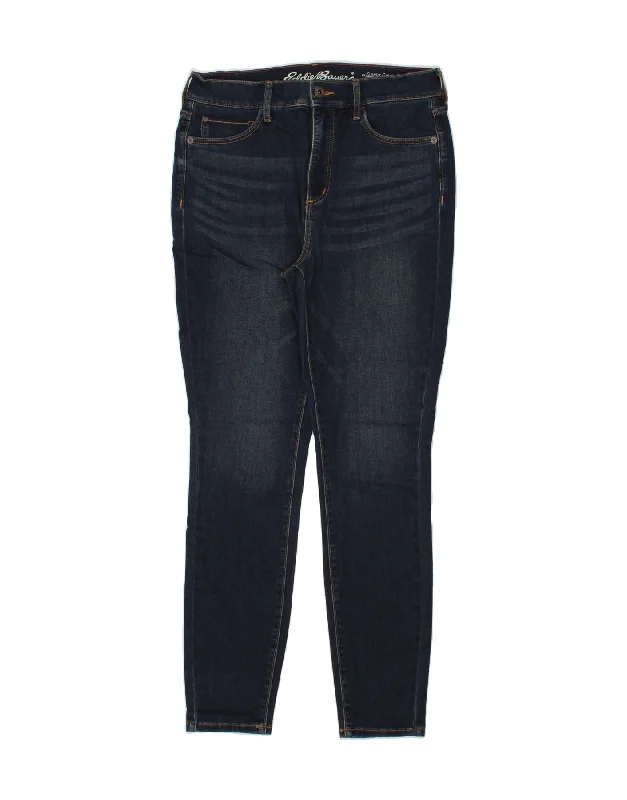 EDDIE BAUER Womens Slightly Curvy Skinny Jeans US 10 Large W30 L28 Blue Elegant Skinny Leg Jeans
