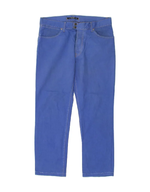 GAS Womens Straight Jeans W33 L27 Blue Cotton Casual Light Wash Jeans