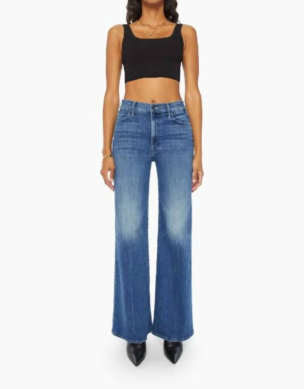 Hustler Roller Skimp Jean In Caving In Comfortable Distressed Straight-Leg Jeans