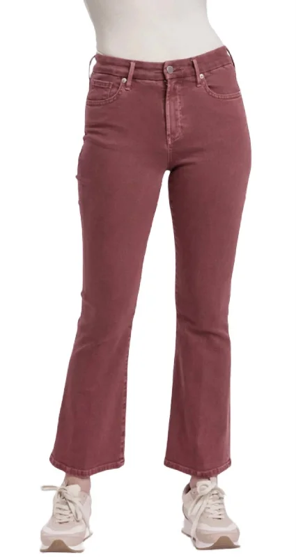 Jeanne Jeans In Intense Rust Chic Vintage-Inspired Denim Jeans