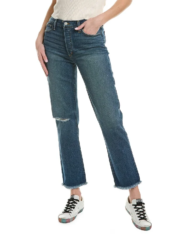 JOE’S Jeans The Honor High-Rise Kersh Vintage Straight Jean Trendy Bootcut High-Waisted Jeans