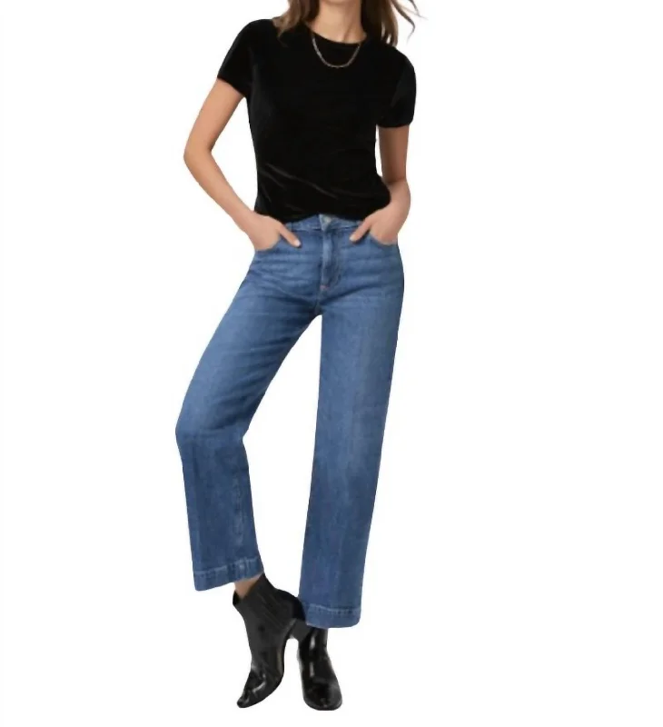 Leenah Ankle Jeans In Evolution Comfortable Ankle Jeans