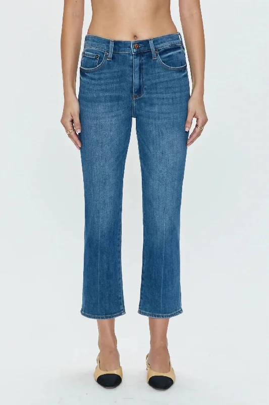 Lennon High Rise Crop Jeans In Amaya Elegant Skinny Leg Jeans