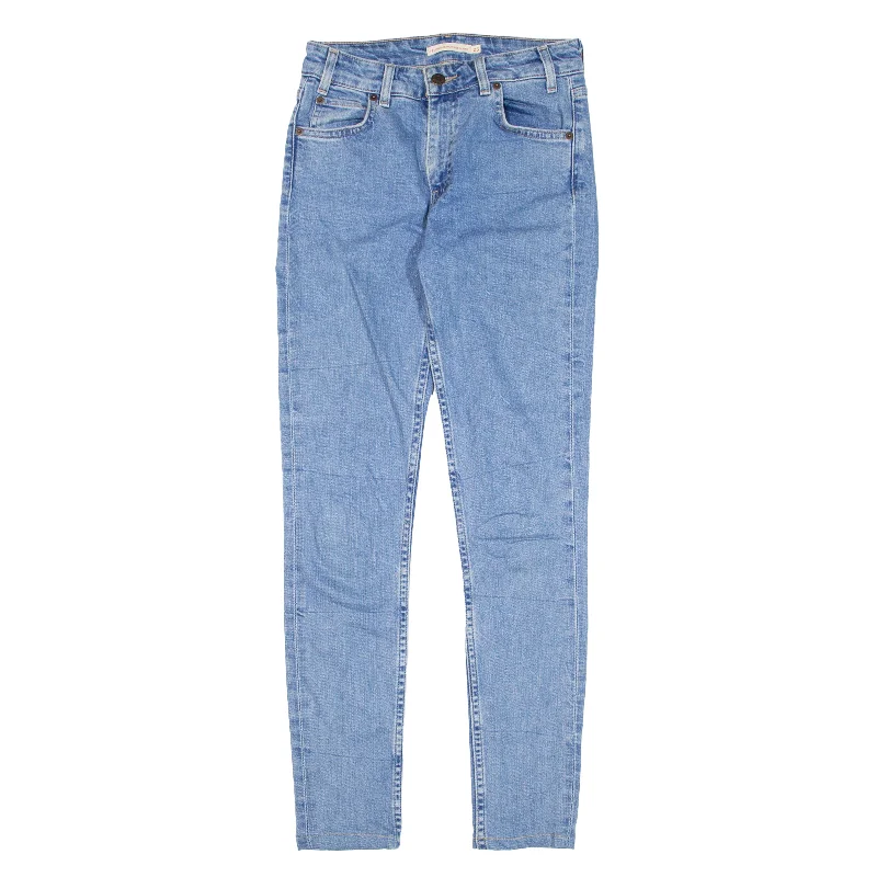 LEVI'S 721 Jeans Blue Denim Slim Skinny Womens W25 L32 Casual Loose Fit Jeans